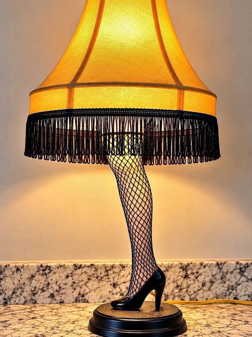 Vintage Style Leg Lamp Tabletop Christmas Decor Novelty Retro